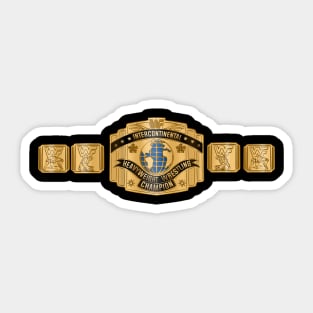 intercontinental belt Sticker